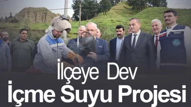 İlçeye 92 milyonluk dev içme suyu projesi
