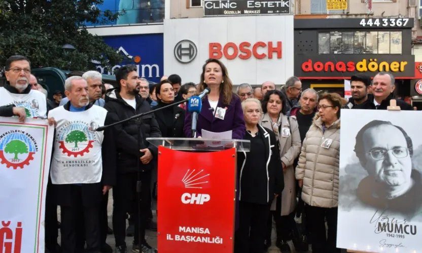 Uğur Mumcu, CHP Genel Başkanı Özel'in Memleketi Manisa Örgütü unutmadı